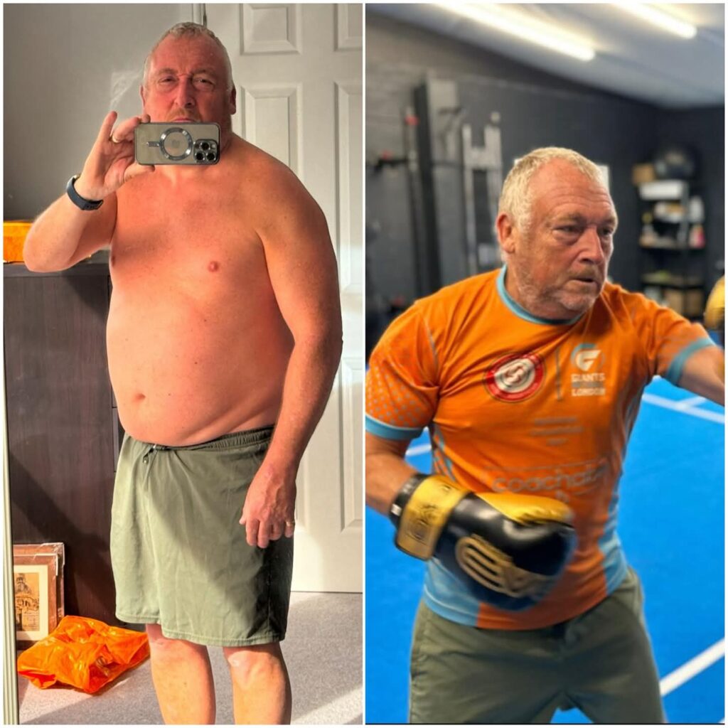 boxing training over 40s Chelmsford Essex Limitless Fit Club